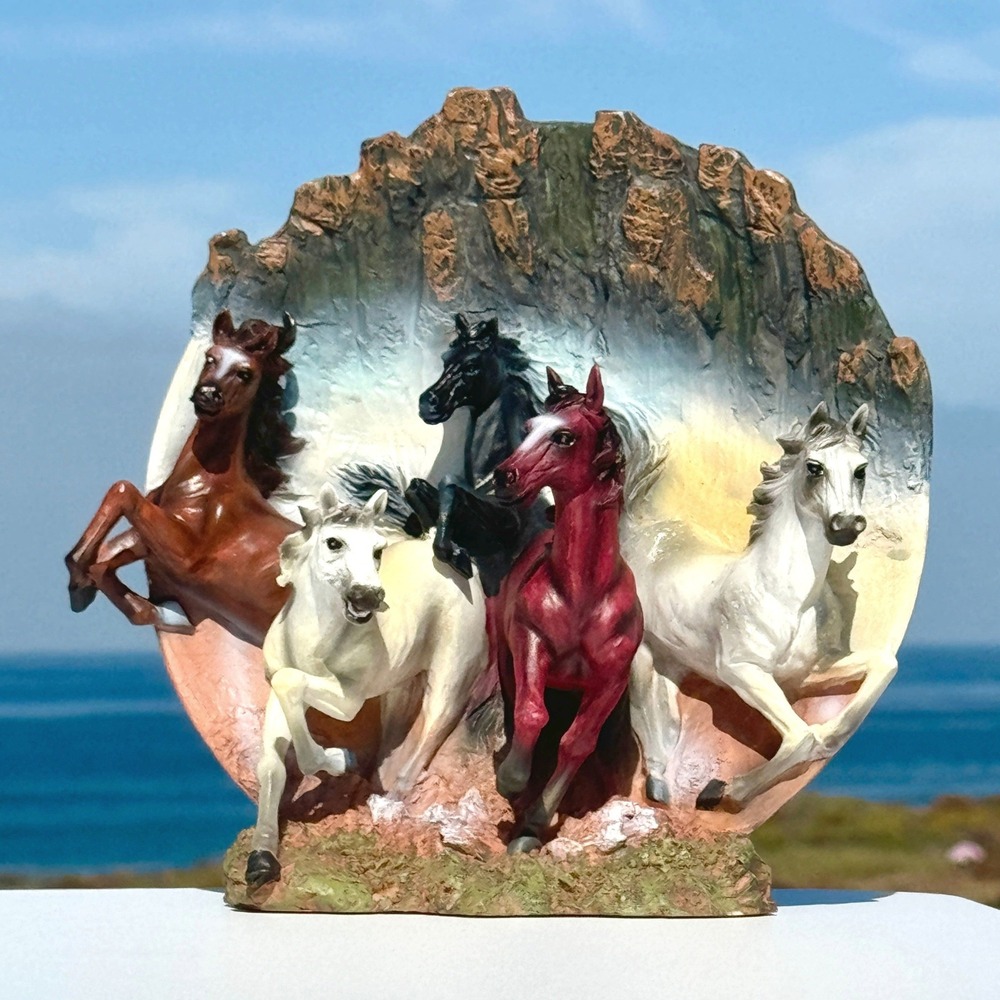 Wild Horses Classic Wildlife Collection Figurine Multicolor Western Decor #31051